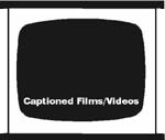 Captioned Films and Videos logo.