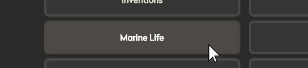 Marine Life subtopic button.