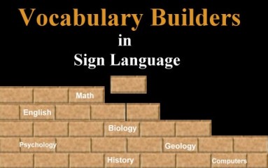 Vocabulary Builders in Sign Language