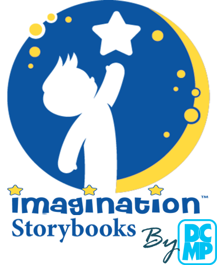 Imagination Storybooks by DCMP Logo