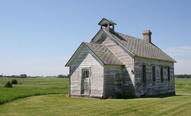 Old one room country school house.