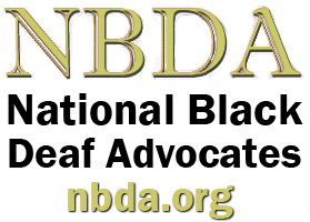 National Black Deaf Advocates logo