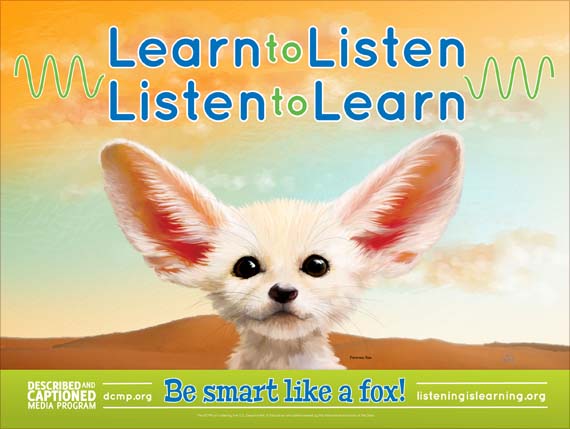 Image from: Listening is Learning: Audio Description Aids Literacy