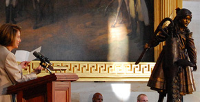 2009 unveiling of Helen Keller statue in the U.S. Capitol