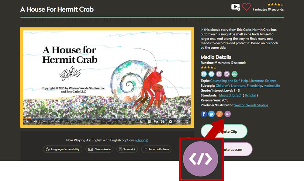 Image from: How to Embed DCMP Videos