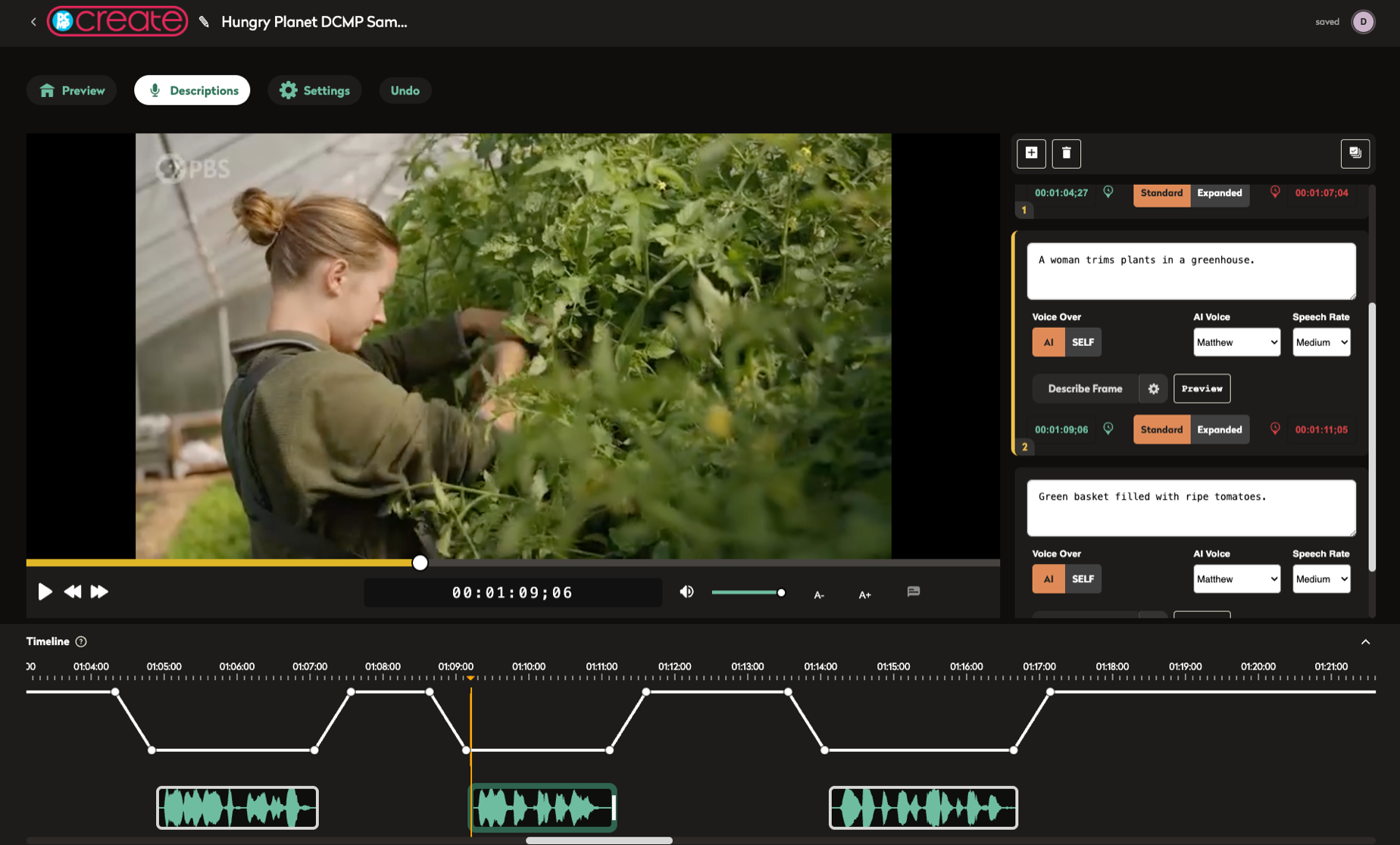Image from: DCMP Create: Online Accessibility Tool Beta Testing