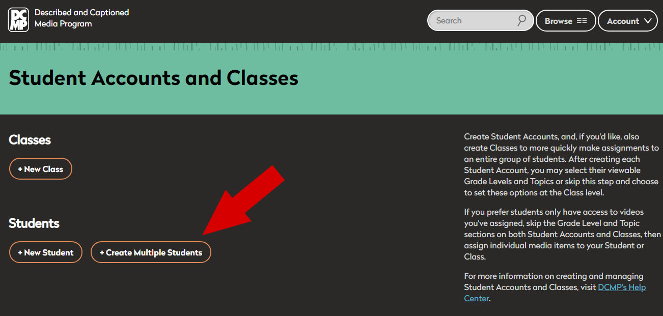 create multiple students