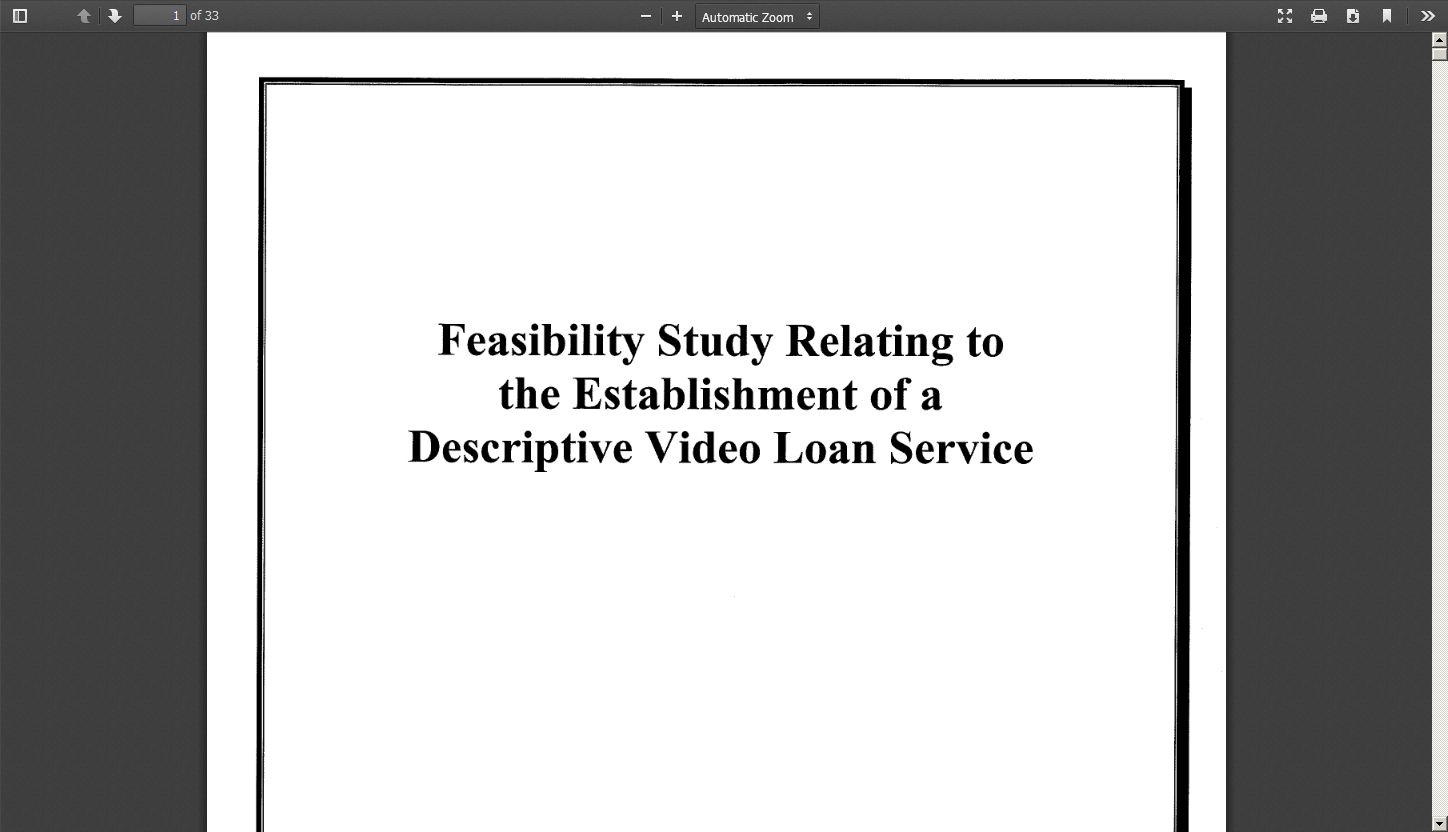 Image from: Feasibility Study Relating To The Establishment Of A Descriptive Loan Service