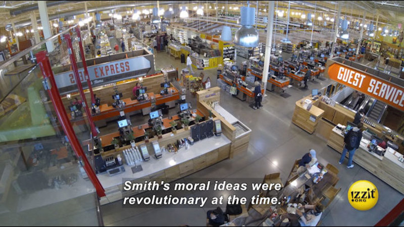 Still image from Morality in the Marketplace