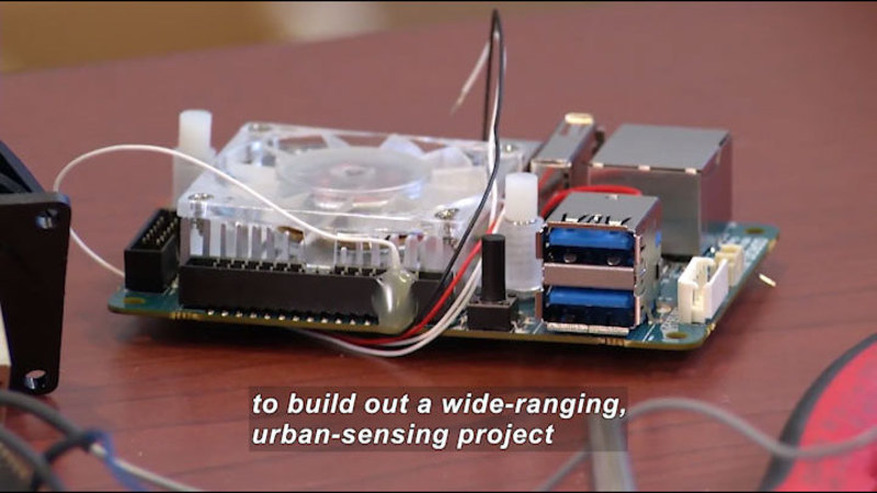 Still image from Science Nation: NSF Supports "Array of Things" (AoT) Prototype in Chicago