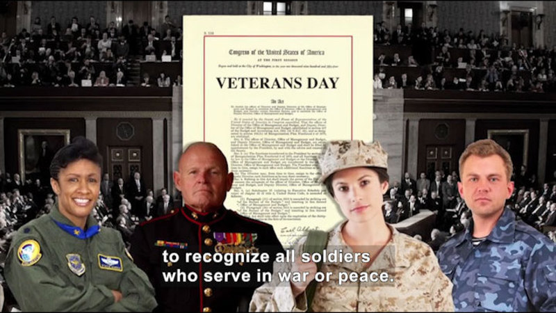 Still image from All About the Holidays: Veterans Day