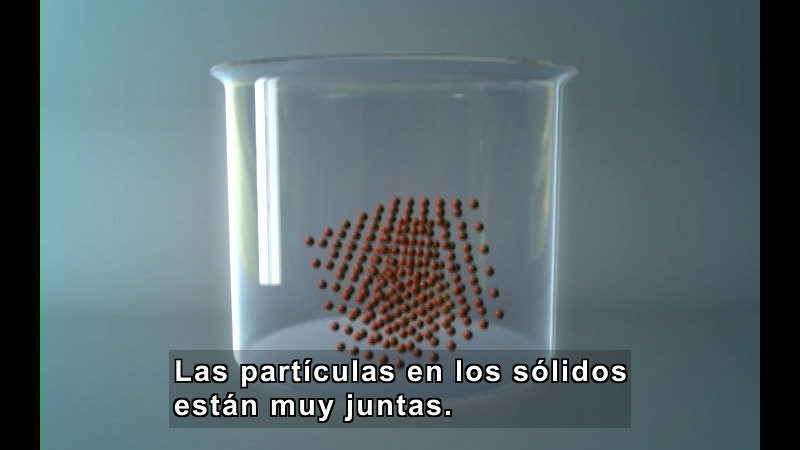 Still image from The Changing Phases of Matter (Spanish)