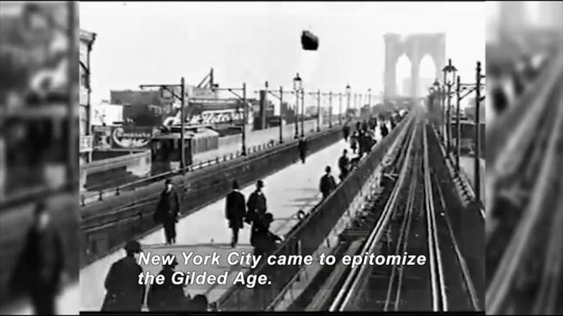 Still image from The Gilded Age: Stanford White and Architecture for the Elite