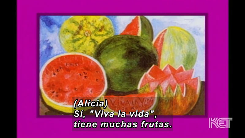 Still image from Art and More: Lesson 51 (Spanish)
