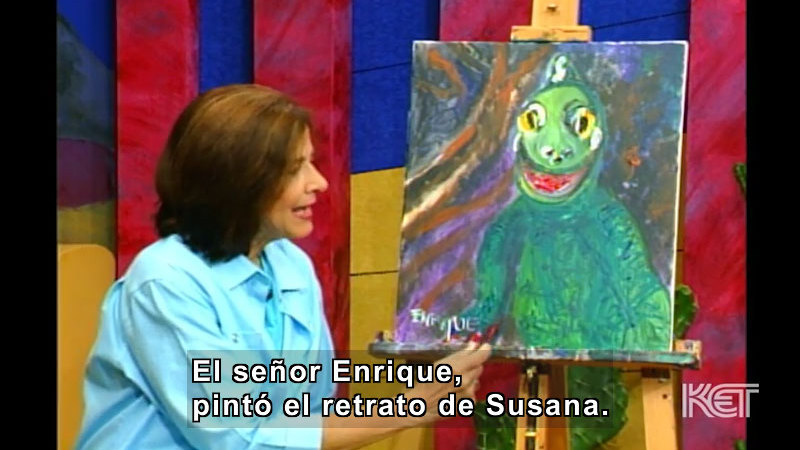 Still image from Art and More: Lesson 46 (Spanish)