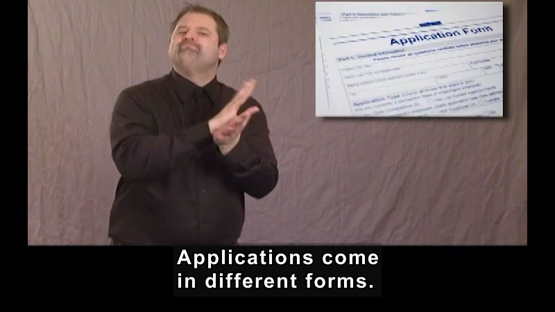 Still image from Job Applications