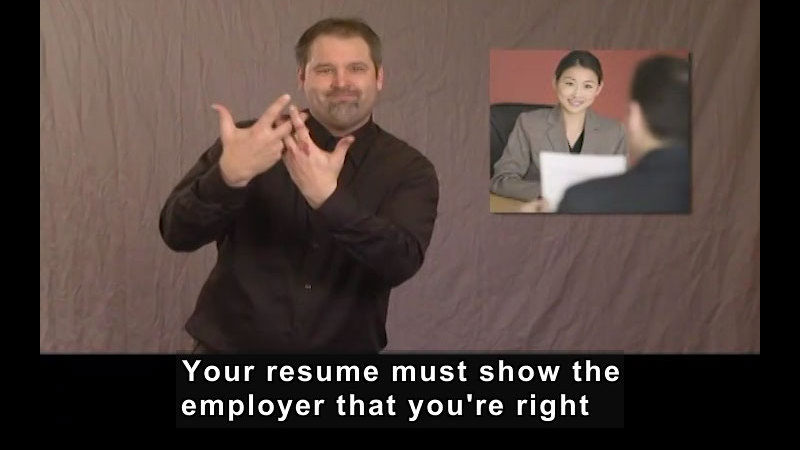 Still image from Résumé