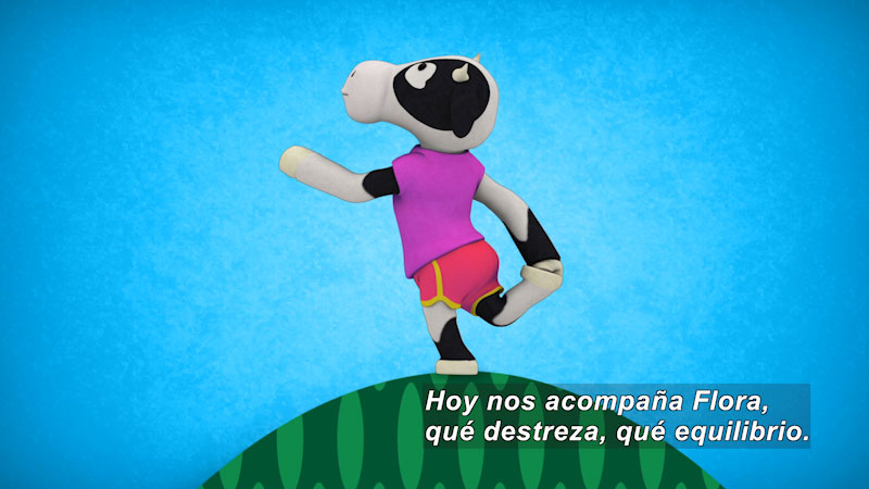 Still image from Ooommm Mmmooo Yoga For Children: Harmonious Flora--In Nature (Spanish)