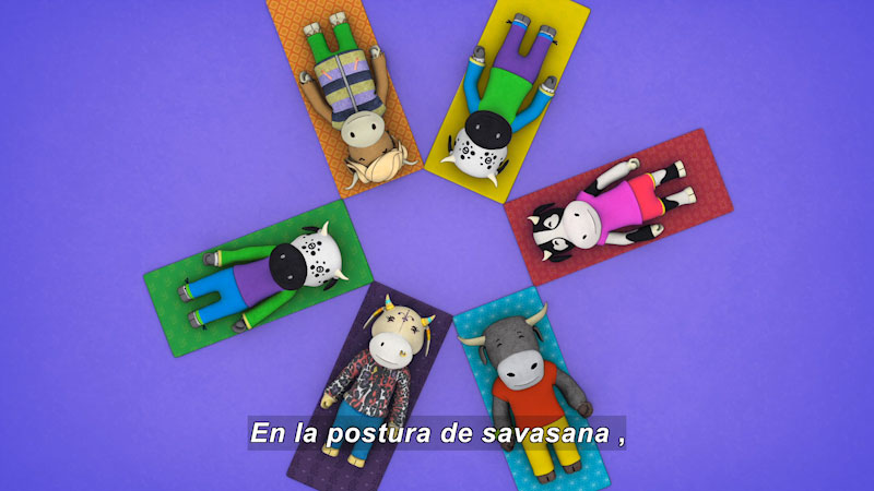 Still image from Ooommm Mmmooo Yoga For Children: Group Yoga (Spanish)