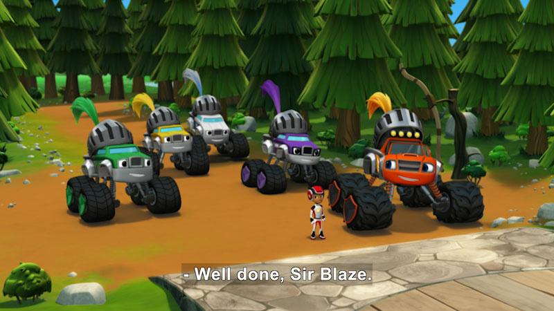 Still image from Blaze and the Monster Machines: Knight Riders