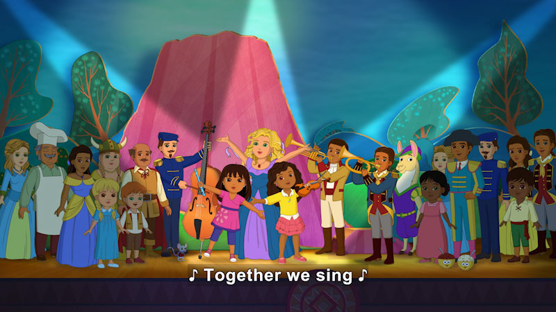 Still image from Dora and Friends: Into the City! (Dora Saves Opera Land)