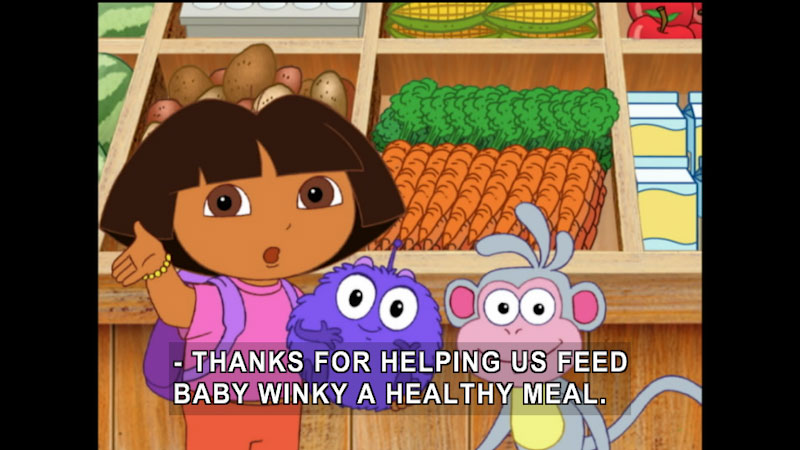 Still image from Dora the Explorer: Baby Winky Goes Home
