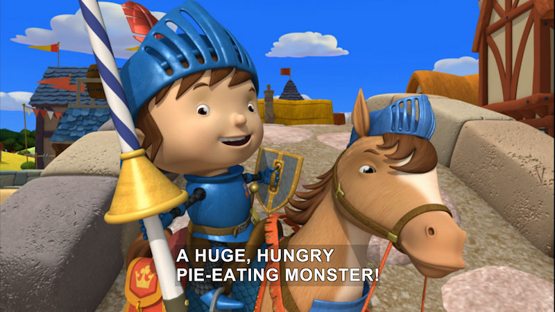 Still image from Mike the Knight: Mike the Knight and the Invisible Monster/Mike the Knight and Dragon Squires