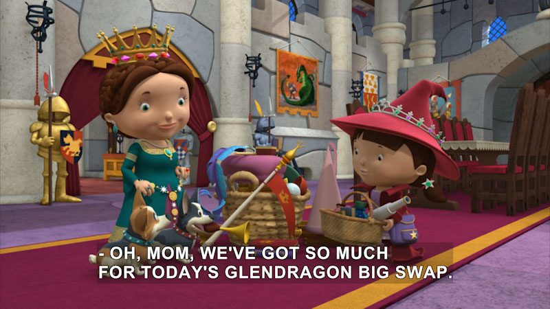 Still image from Mike the Knight: Mike the Knight and the Big Swap/Mike the Knight and the Triple Trophy Triumph