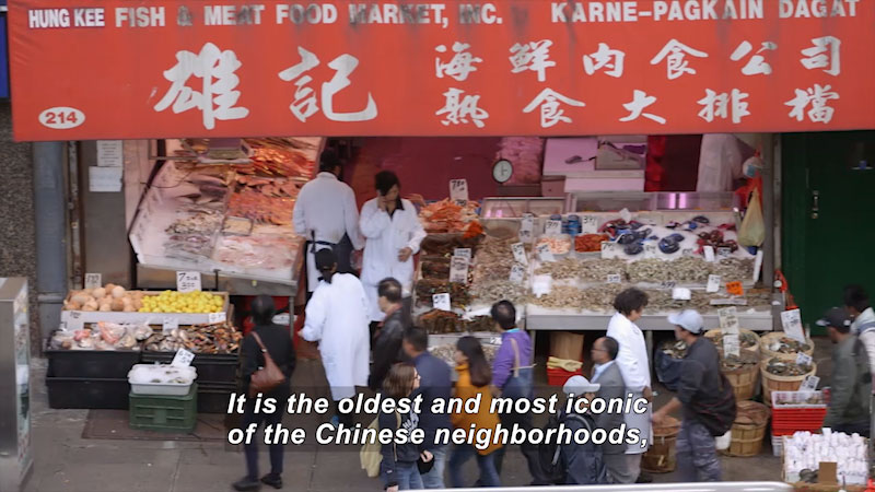 Still image from Bare Feet With Mickela Mallozzi: Manhattan’s Chinatown