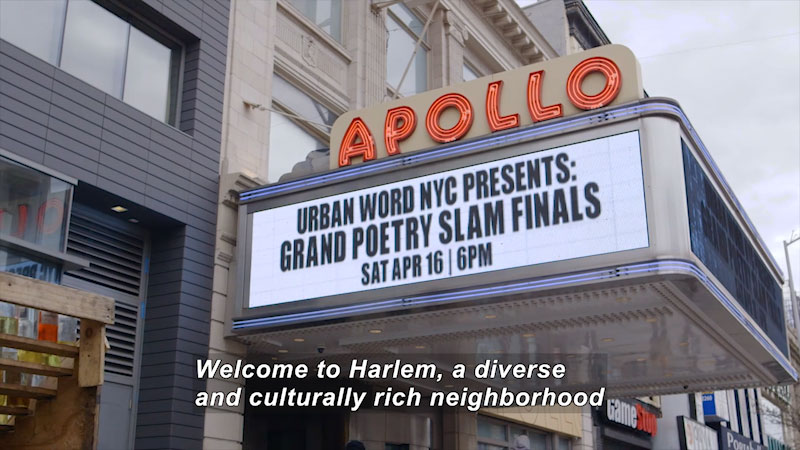 Still image from Bare Feet With Mickela Mallozzi: Harlem, USA