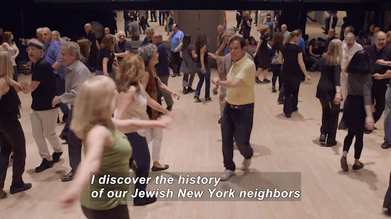 Still image from Bare Feet With Mickela Mallozzi: Jewish Roots