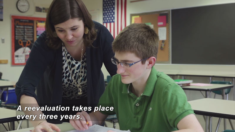 Still image from Understanding the IEP Process: The Basics of an ETR