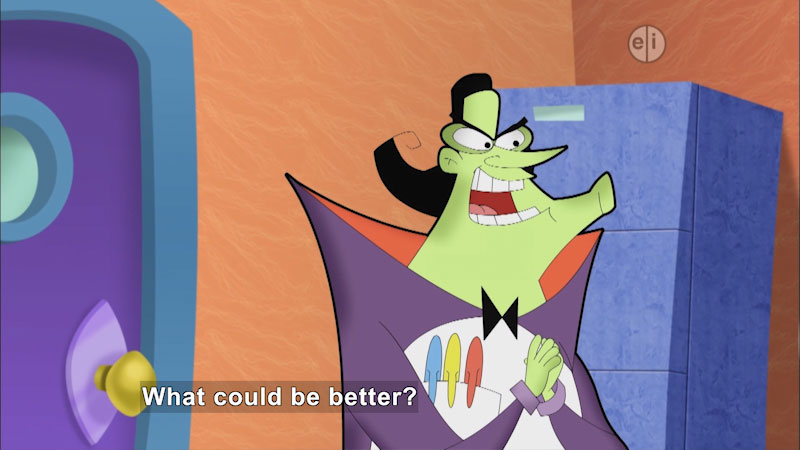 Still image from Cyberchase: Bottled Up