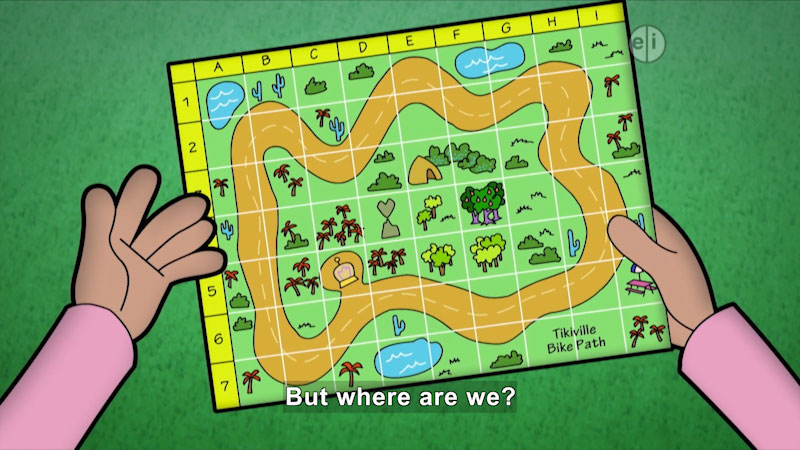 Still image from Cyberchase: Creech's Creature Quandary