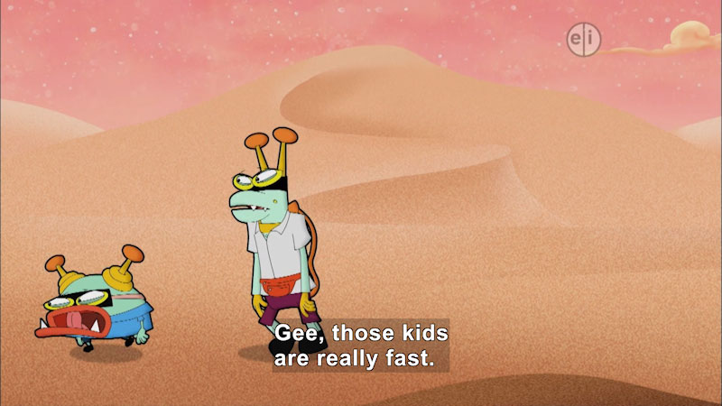 Still image from Cyberchase: Fit to Be Heroes