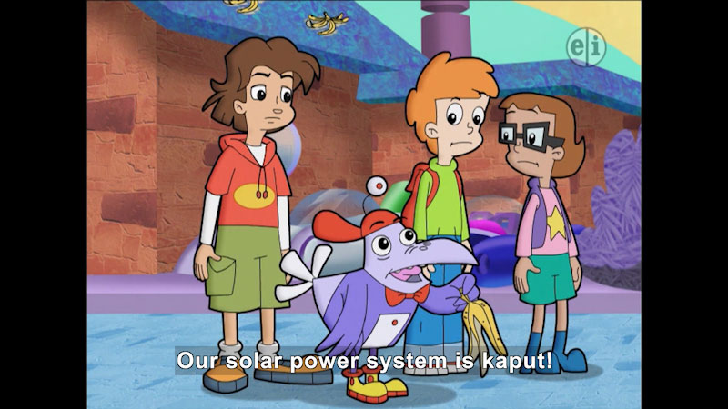 Still image from Cyberchase: Going Solar
