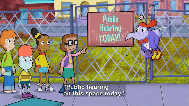 Still image from Cyberchase: Parks and Recreation