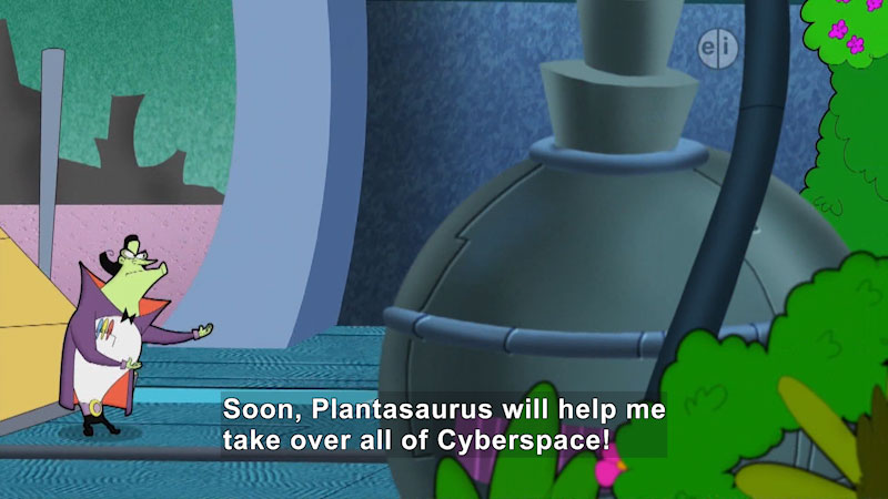 Still image from Cyberchase: Plantasaurus!