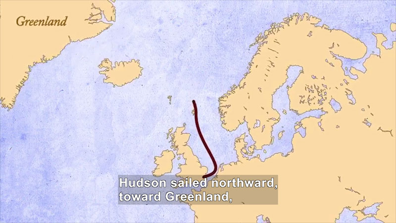 Still image from World Explorers: Henry Hudson