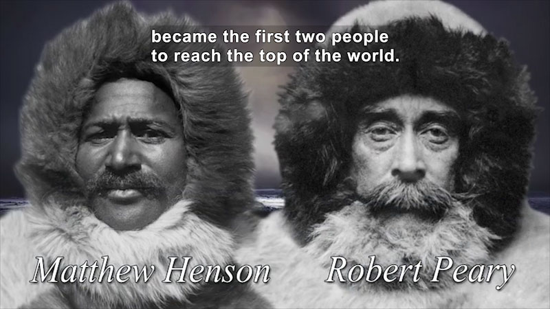 Still image from World Explorers: Matthew Henson & Robert Peary