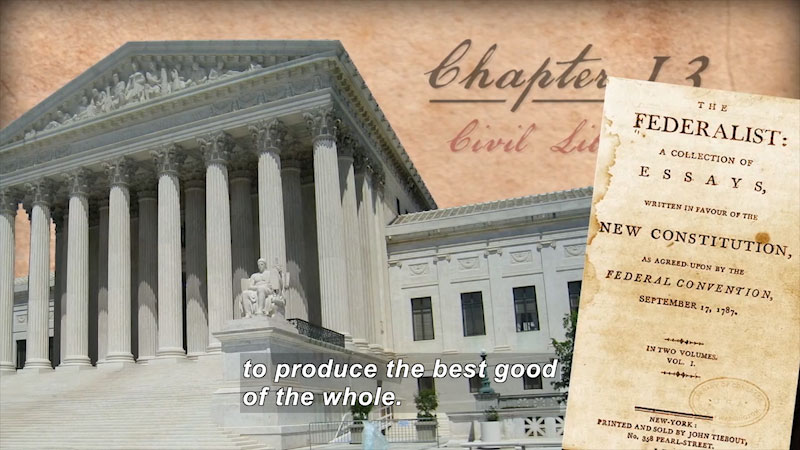 Still image from Founding Principles: American Governance in Theory and Action (Chapter 15--Final Principles)