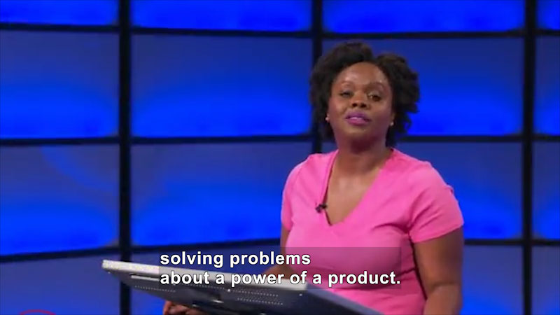 Still image from Welcome to Algebra I: Power of a Product
