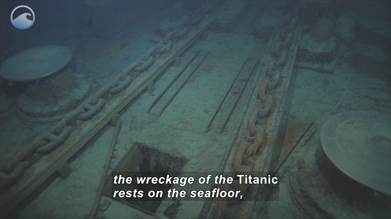Still image from Protecting Titanic