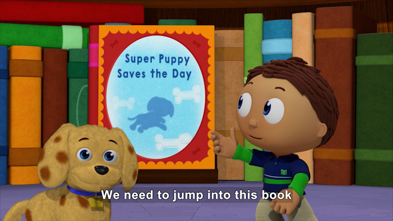 Still image from Super Why! Super Puppy Saves the Day