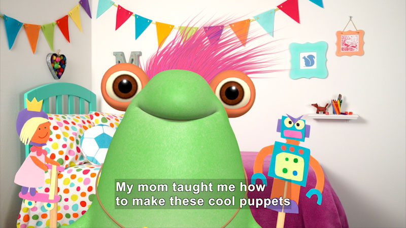 Still image from Marvie Makes a Modern Fairy Tale