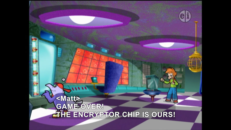 Still image from Cyberchase: Find Those Gleamers