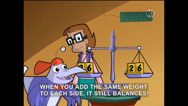 Still image from Cyberchase: A Battle of Equals
