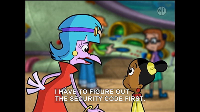 Still image from Cyberchase: Whale of a Tale