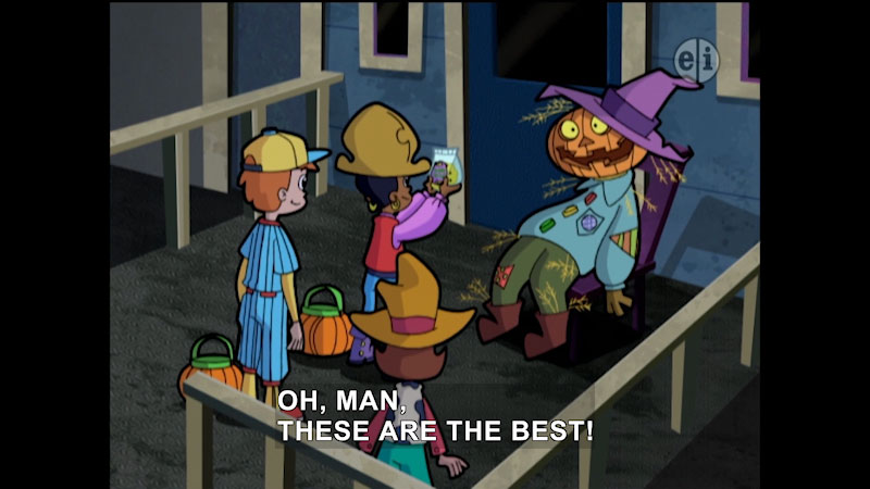 Still image from Cyberchase: Trick or Treat