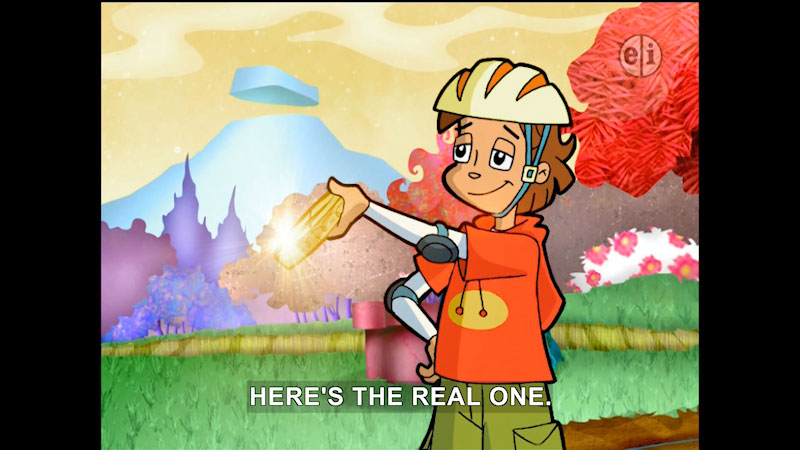 Still image from Cyberchase: The Borg of the Ring